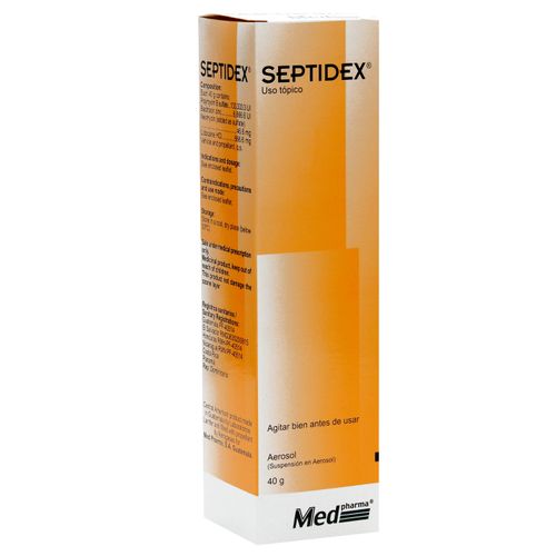 Aerosol Septidex uso tópico - 40 g