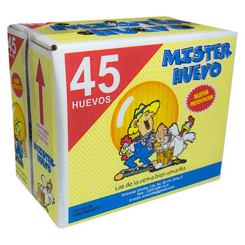 Huevo Mister Huevo Grande - 45 Unidades