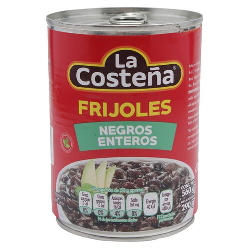 Frijoles La Costeña Negros Enteros - 560gr