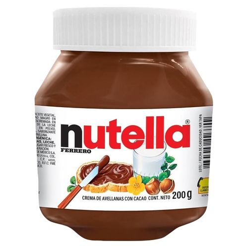 Crema Nutella de avellanas frasco - 200 g