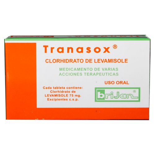 Tranasox 75 Mg 10 Tabletas Una Caja