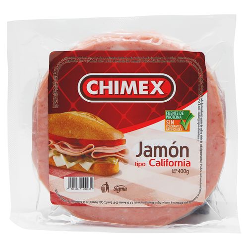 Jamón Chimex Tipo California - 400gr