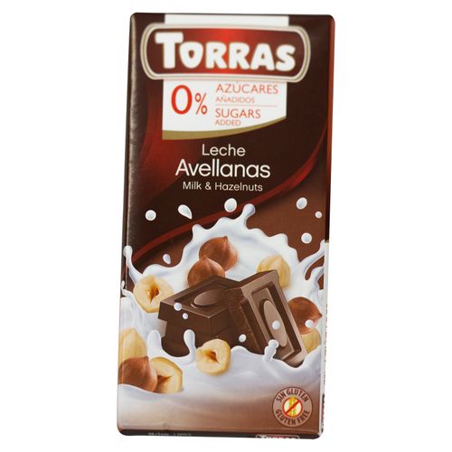 Chocolate Torras Leche Sin Azúcar - 75 g
