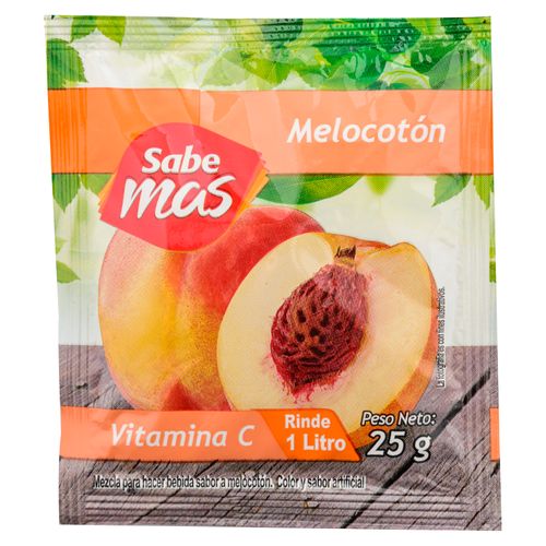 Bebida Sabemas En Polvo Melocoton - 25gr