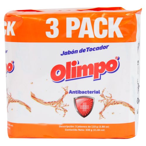 3 Pack Jabón Olimpo De Tocador - 330gr