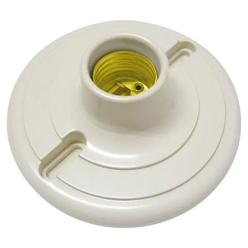 Plafonera Fulgore Color Blanco Sencilla