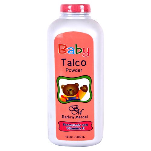 Talco Barbra Mercel Para Bebe - 400gr