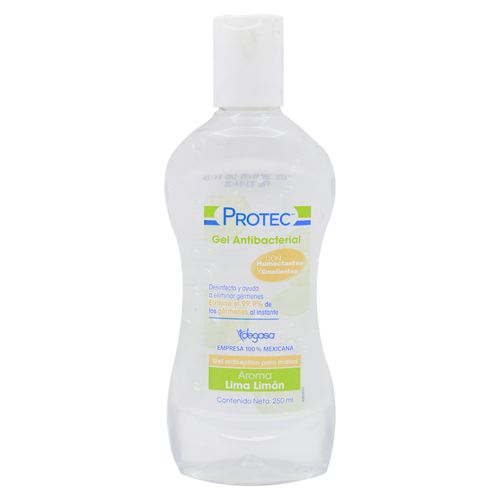 Gel Antibacterial Protec 250Ml Una Caja