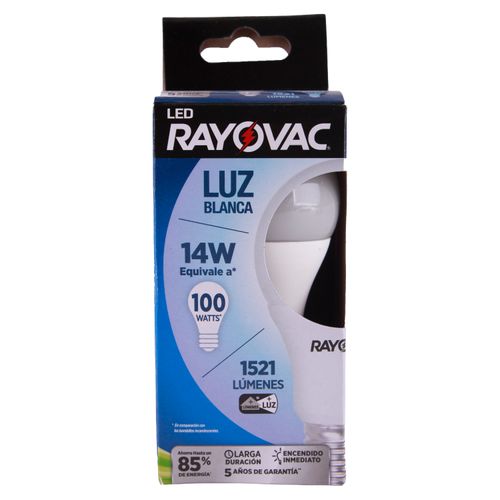 Rayovac Led14W Luz Blanca Caja Tray