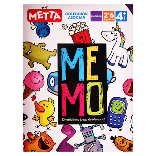 Juego De Memoria Metta 40 Parejas