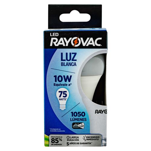 Rayovac Led 10W Blanco Caja Tray