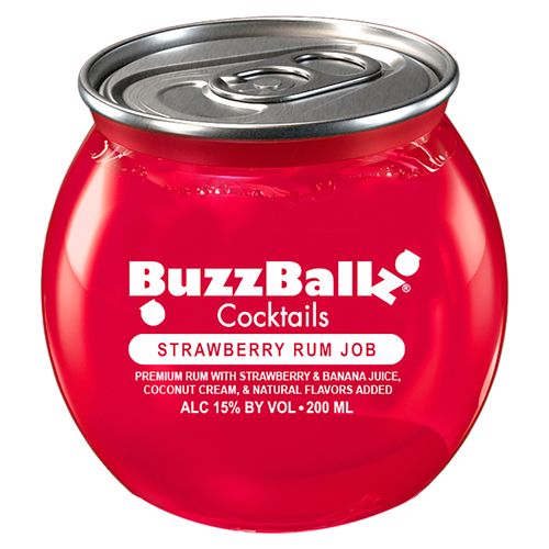 Mezclador Buzzballz Ron Fresa 200Ml