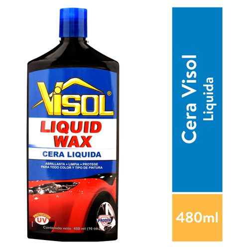 Abrillantador Visol Cera Líquida para Vehículo - 480 ml