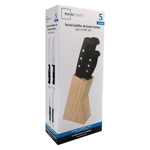 Cuchillos Maintays Base Madera -5 Piezas