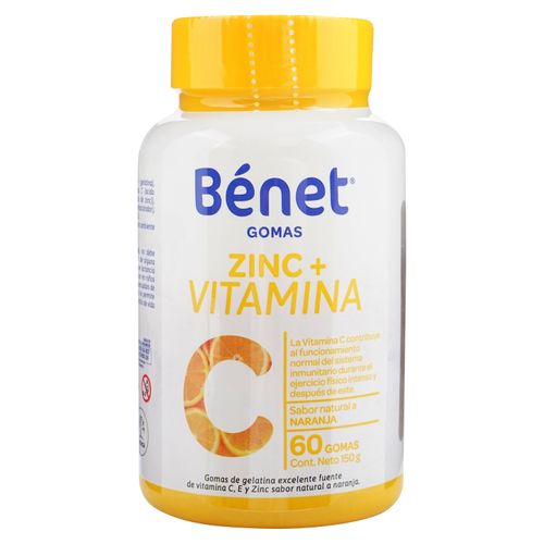 Vitamina C Y Zinc Benet Gomitas