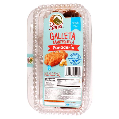 Galleta Sinai Mantequilal Blister 6 Uidades - 155gr