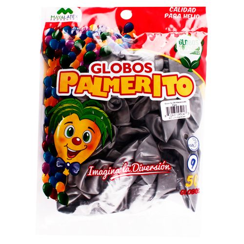 Globo Plata Nacar No9 50U