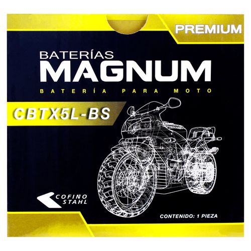 Batería Magnum de moto BTX5LBS AGM