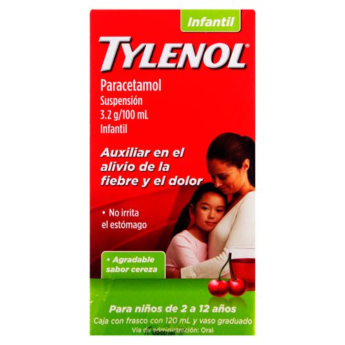 Tylenol Infantil Cereza 120Ml Suspension