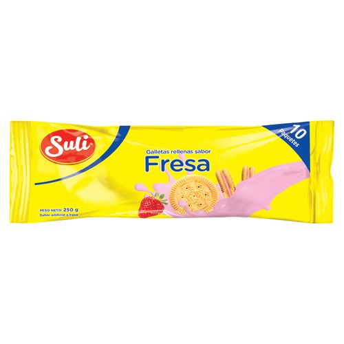 Galleta Suli Rellena De Fresa Suli-250 g