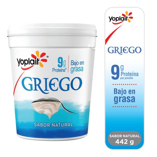 Yogurt Yoplait Griego Natural - 442gr