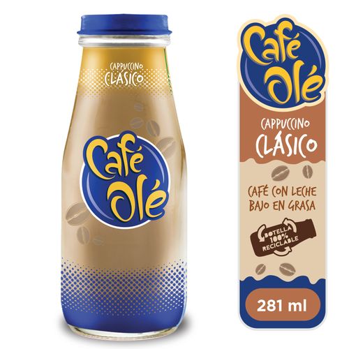 Bebida Café Olé Frío Clasíco Capuccino 281Ml