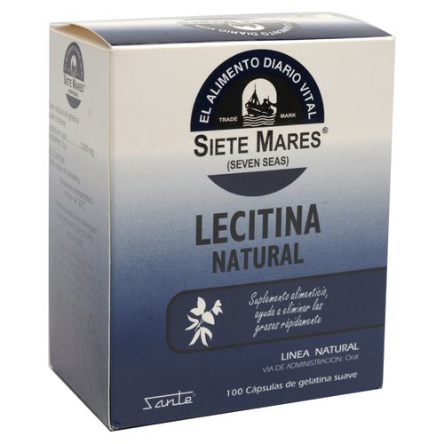 Lecitina Siete Mares 100 Capsulas