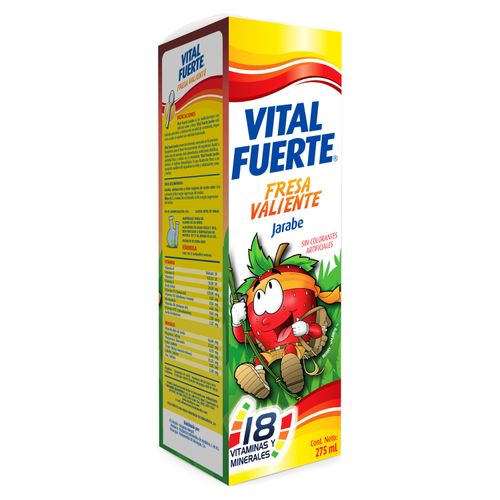 Jarabe Vital Fuerte Fresa - 275ml