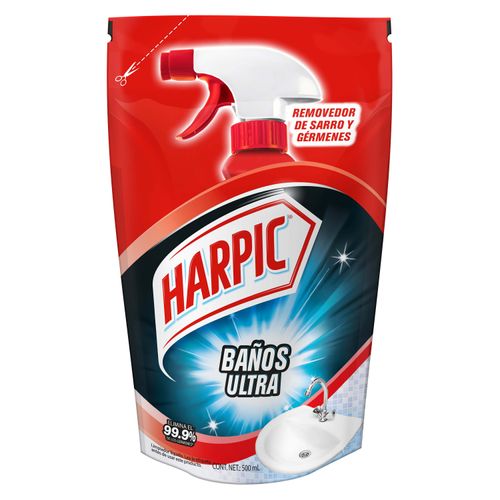 Limpiador De Baños Harpic Ultra Doypack - 500ml