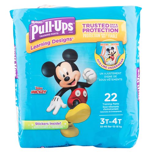 Pañales Huggies Pull Ups Niño Etapa G-XG/3-4 22U
