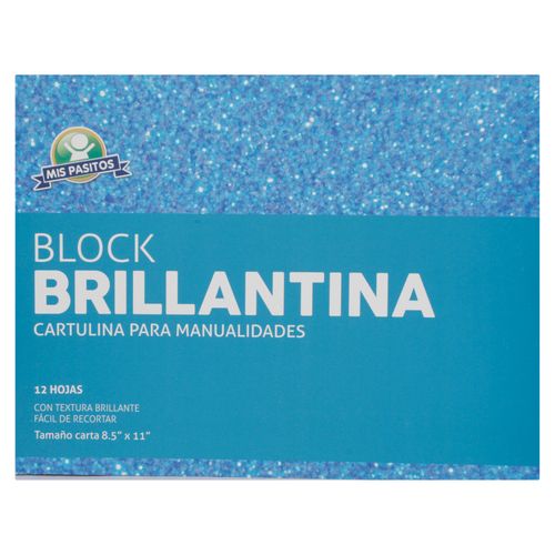 Block Mis Pasitos Cart Brillantina Carta