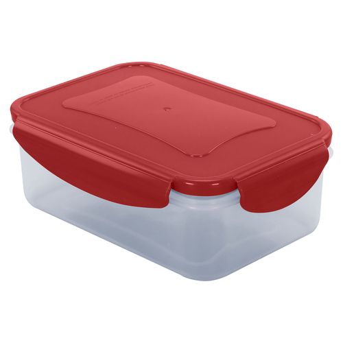 Tazon Click Clak Rect Tr (30 Oz) Guateplast Rojo Chef 0