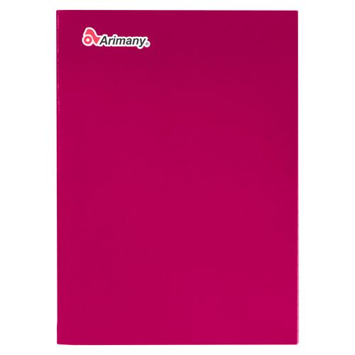 Cuaderno Arimany engrapado fucsia  - 100 hojas