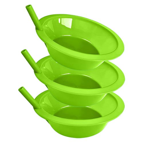 Plato Sip Sip Guateplast 20 Oz Set De 3 Citron Opaco