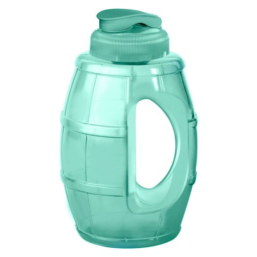 Refresquera Guateplast Mi Barril Color Aqua Cozumel- 1Litro