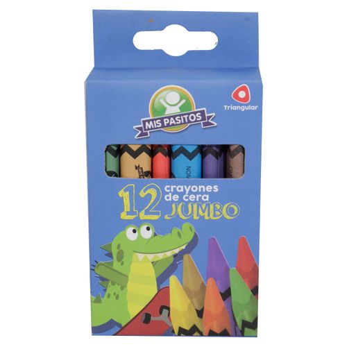 Crayones Mis Pasitos de cera tamaño jumbo - 12 Pzas