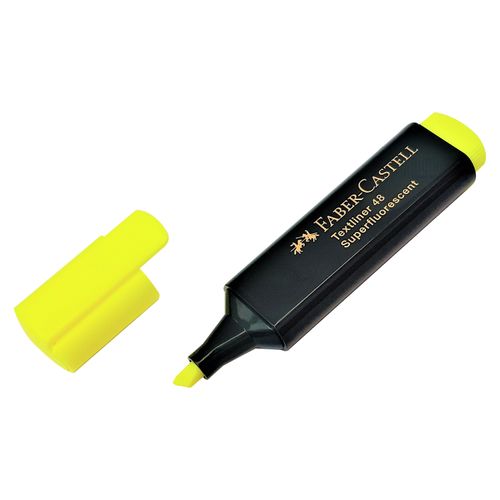 Resaltador Faber Castell color amarillo neón