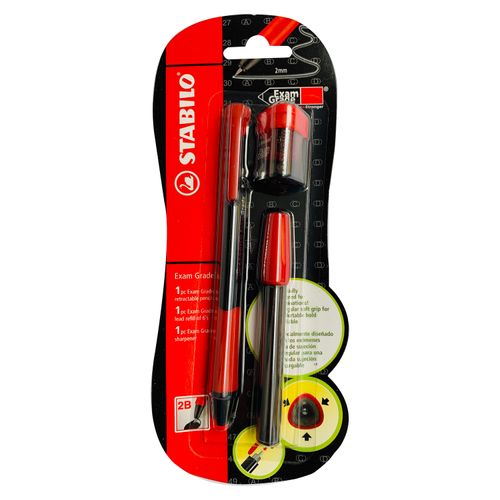 Portaminas Stabilo minas y afilaminas pack - 3 Pzas