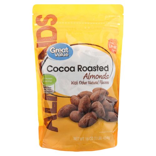 Almendra Great Value Tostadas De Cacao - 397 g