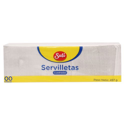 Servilletas De Papel Desechables Para Mesa Cuadrada Marca Suli - 500 Unidades