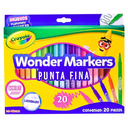 Crayola Marcador Wonder 20 Ct