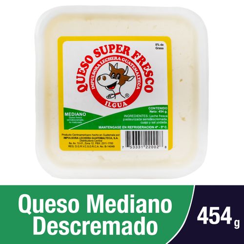 Queso Ilgua Fresco Mediano - 454gr