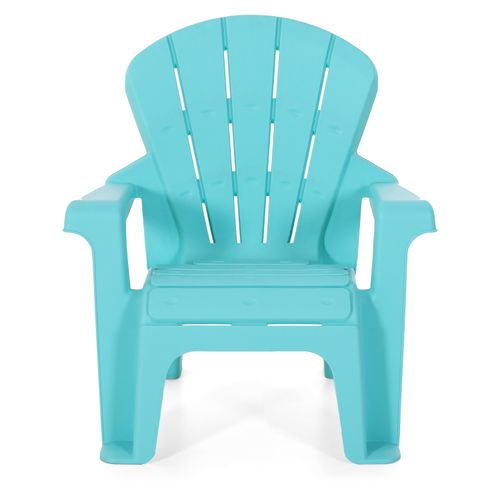 silla playera mainstays  para niño plastica color aqua