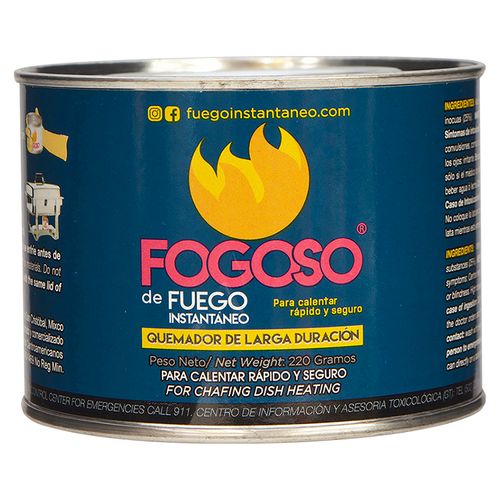 Enciende Fuego Fogoso Gel Lata 220 Gr