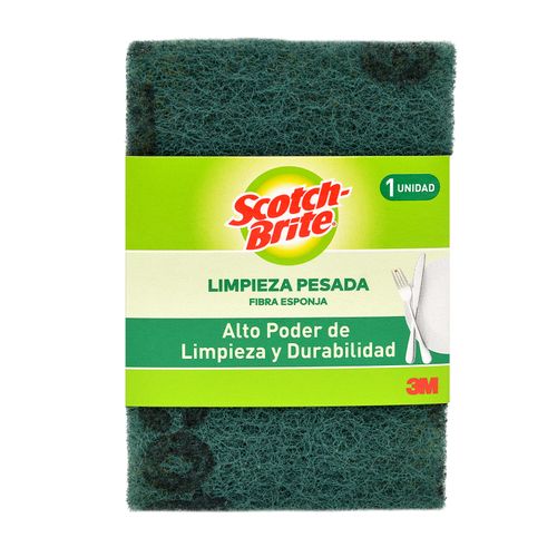 Esponja Limpieza Pesada Cuadrada Scotch-Brite X 1 Und