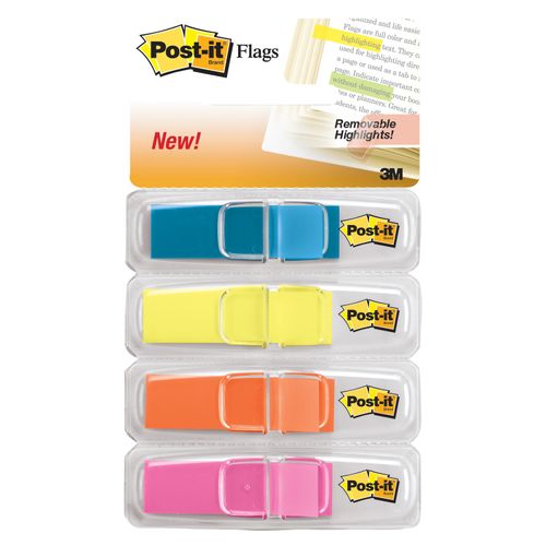 Banderitas Post-it® Colores Surtidos, Modelo 683