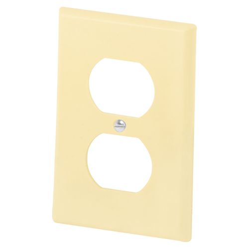 Placa Para Receptaculo Duplex Color Beige