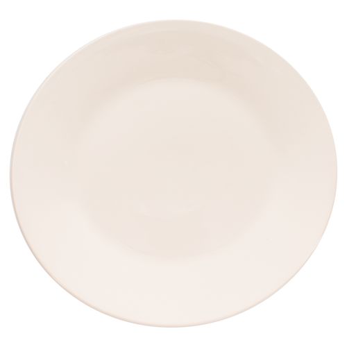 Plato 10.5 Pulg Porcelana Blanca Mainsta