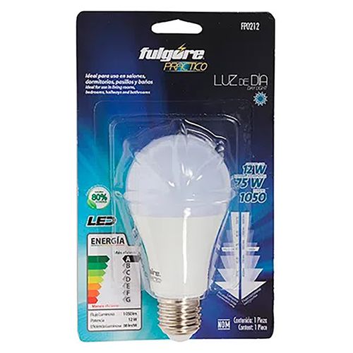 Bombillo Fulgore Led Luz De Dia 12W