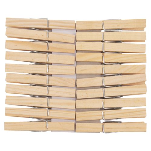 Prensas De Ropa Madera Haus 20 Pz